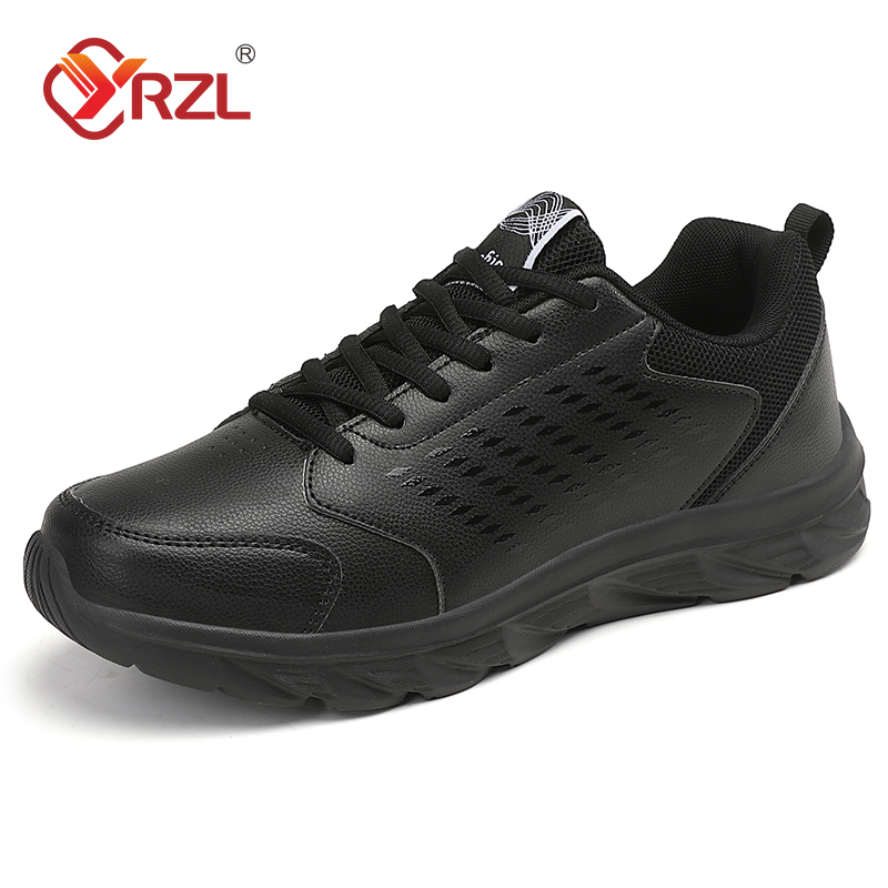 Running Shoes Men - YRZL Männer Laufschuhe Athletisch Leder Sport