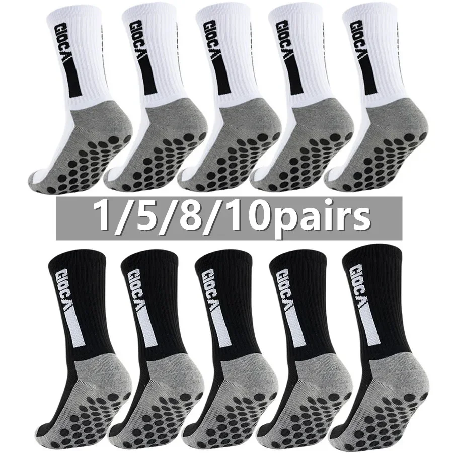 Sports Socks - 1/5/8/10 Paar rutschfeste Unisex-Socken für Herren
