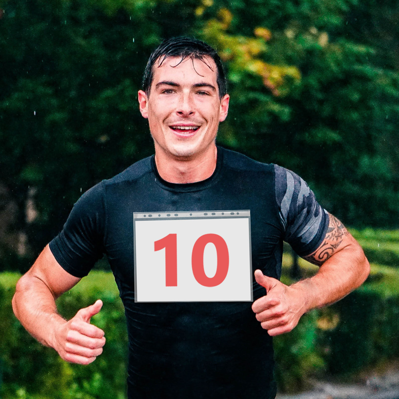 100 Stück transparente Startnu – Race Bib Bewertung und Preis